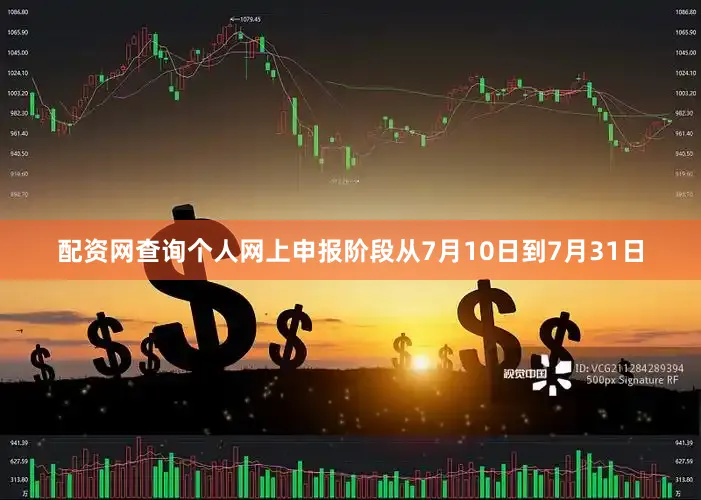 配资网查询个人网上申报阶段从7月10日到7月31日