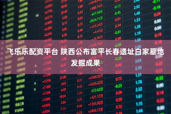 飞乐乐配资平台 陕西公布富平长春遗址白家墓地发掘成果